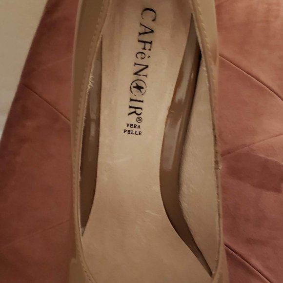 Cafe'Noir Platform Shoes Size 6.5 Color grey/beige - Picture 8 of 9